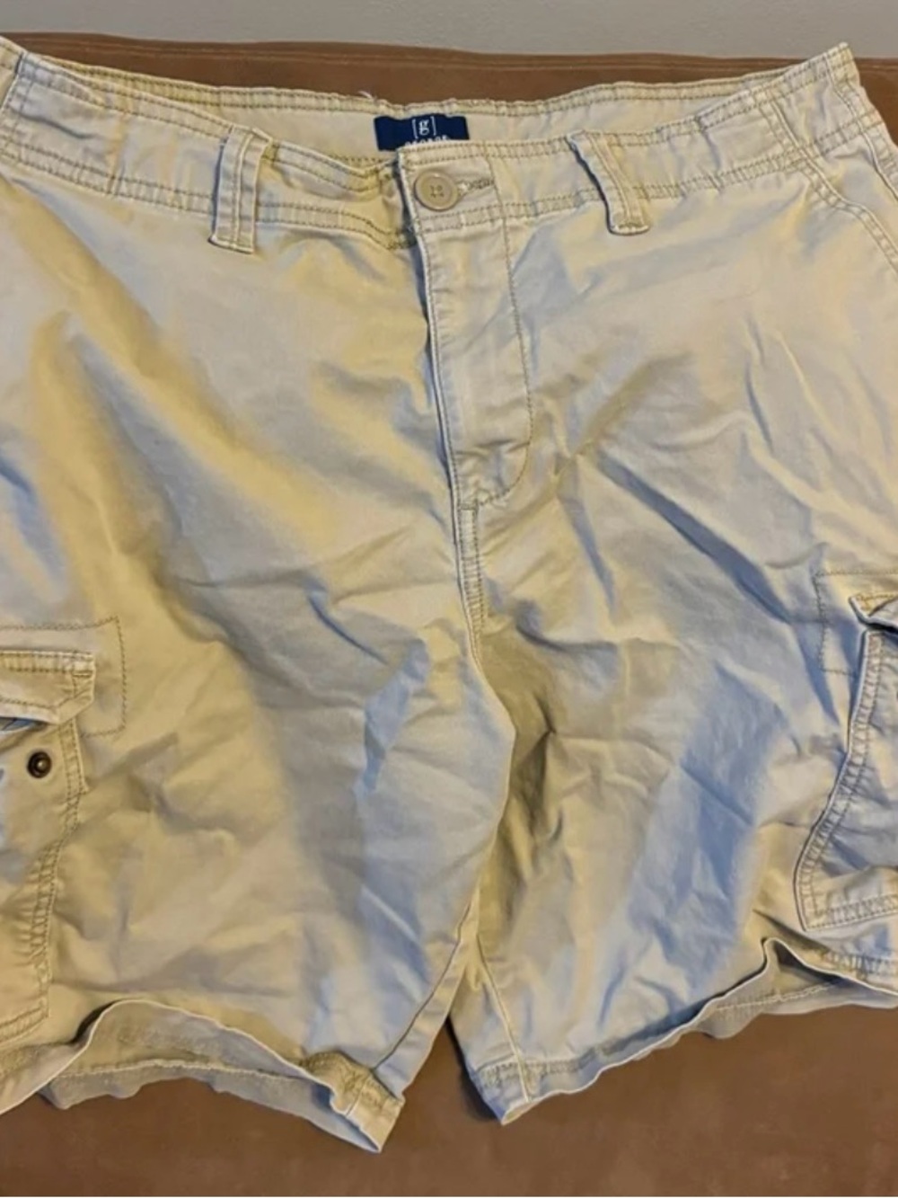 George brand Men's Casual Cargo Shorts - khaki, 36